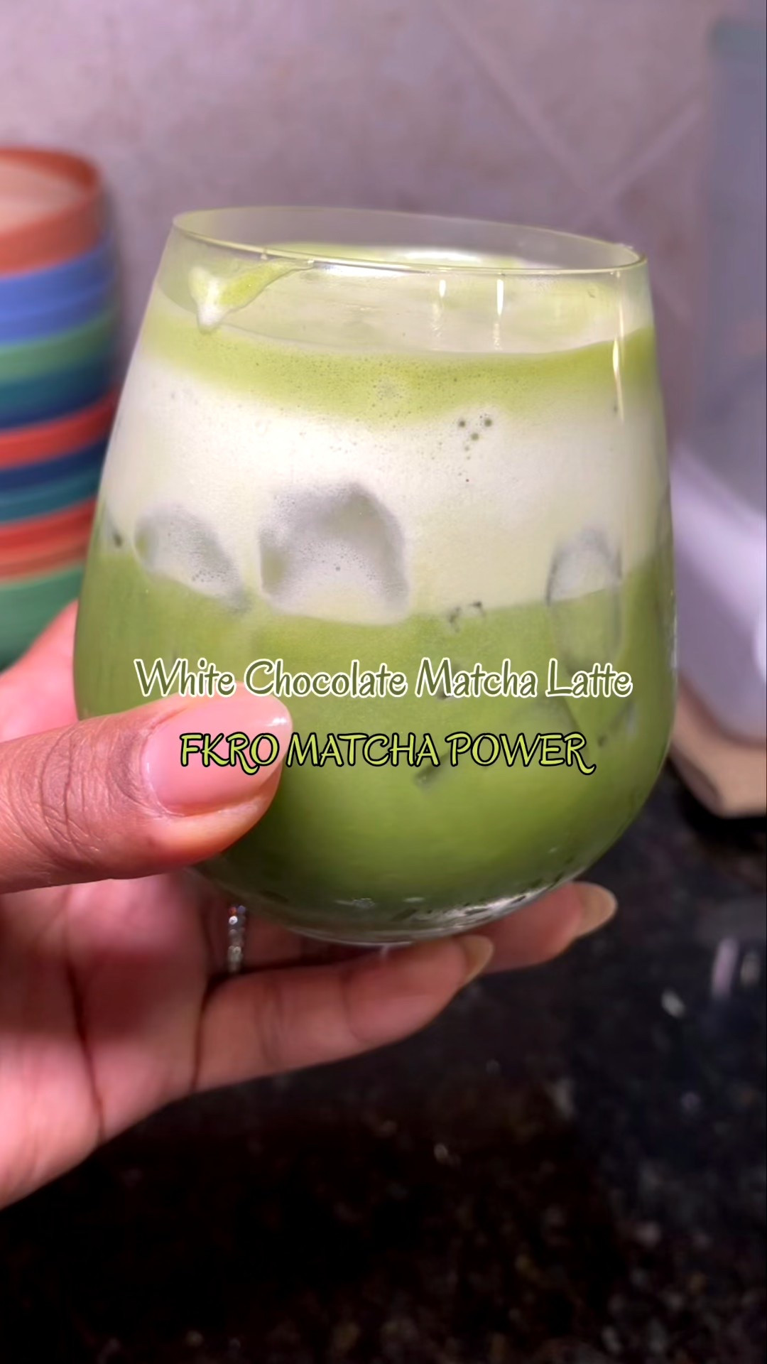 White Chocolate Matcha Latte 💚

Half teaspoon of @fkro.co Matcha Powder 
Half teaspoon of brown sugar 
4 tablespoons of lukewarm water 
-Froth until smooth and creamy 

I pour my matcha over ice with oatmilk and a white chocolate drizzle.

10/10 - my new morning obsession🤤

#fkromatcha #icedmatchalatte #momlife