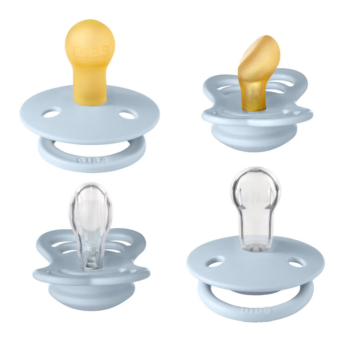 Bibs Try-It Silicone & Latex Pacifier Collection - 4pk | Target