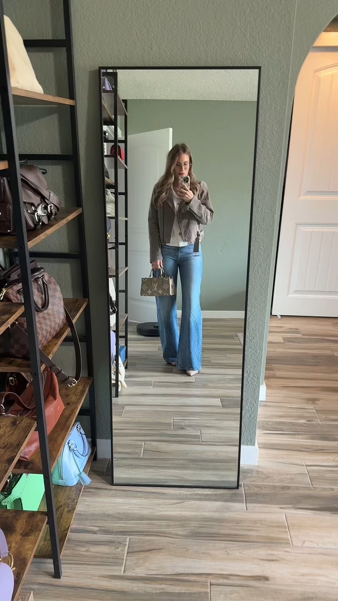 Obsessed. These are by far my favorite jeans. I’m wearing a 27/32 but I should have gone with a 27/31. I am 5 foot 6 and 137lbs 
The moto jacket I linked as the exact item is the same jacket but a different color. I’m wearing a size Medium but would need a small. 

#LTKgrwm