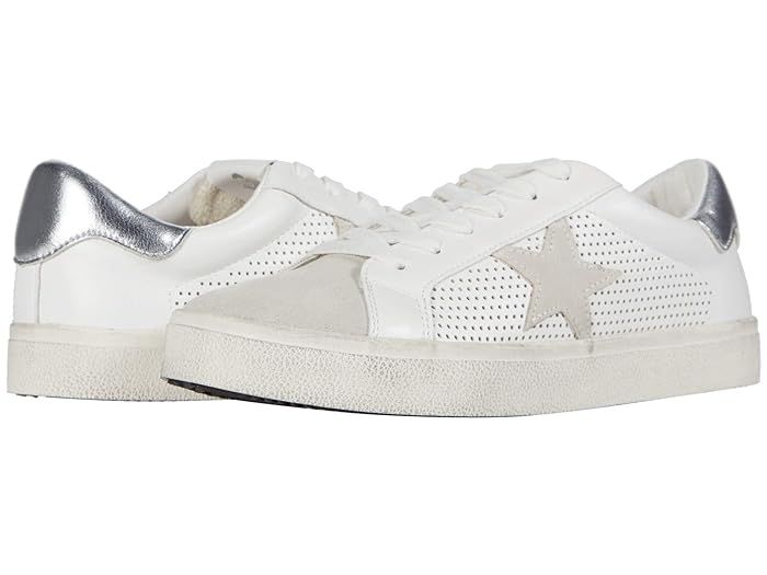 Steve Madden Philip Sneaker (White/White) Women's Shoes | Zappos
