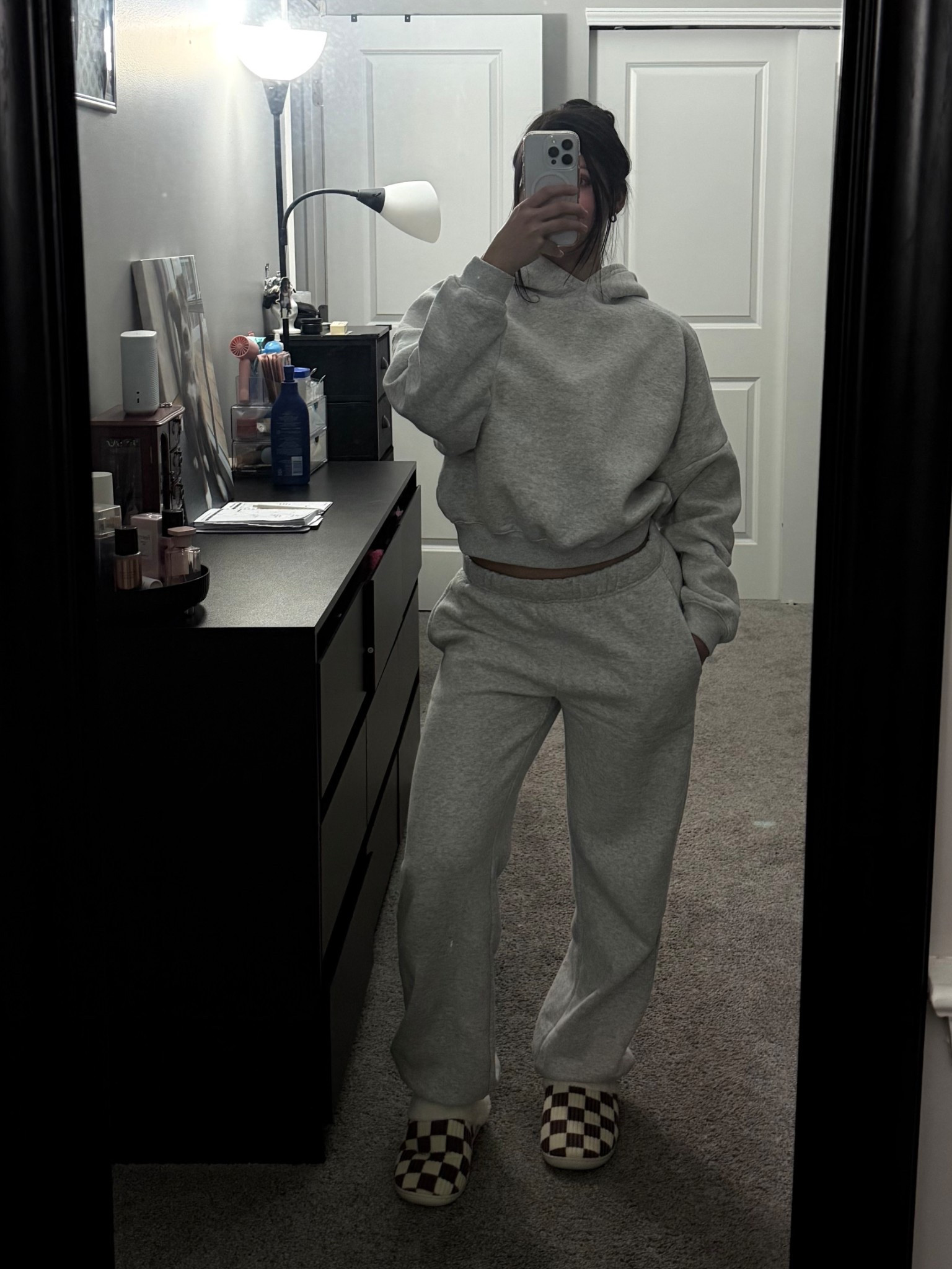 I love me a good sweatsuit 🩶

#LTKPetite #LTKootd #LTKselfcare