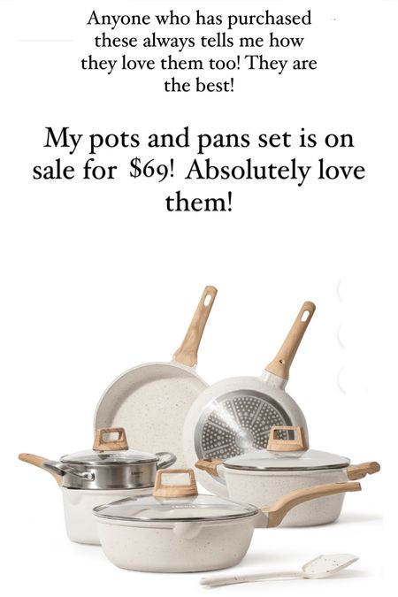 My pots and pans are on sale for $65!! I love these!!

#LTKfindsunder100 #LTKstyletip #LTKCyberWeek