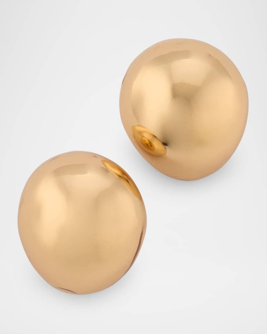 Manon Gold Dome Earrings | Neiman Marcus