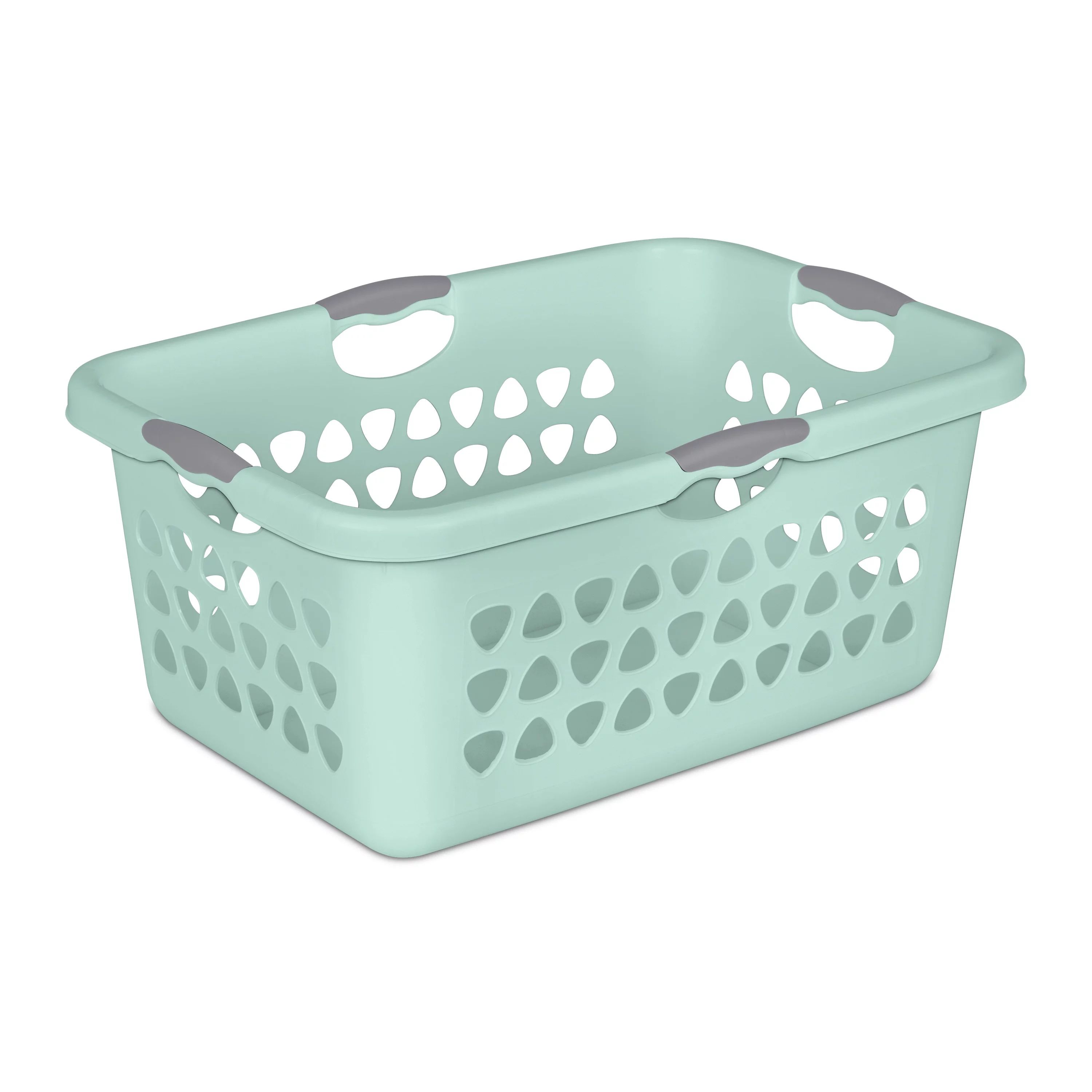 Sterilite 2 Bushel Ultra™ Laundry Basket Plastic, Classic Mint - Walmart.com | Walmart (US)