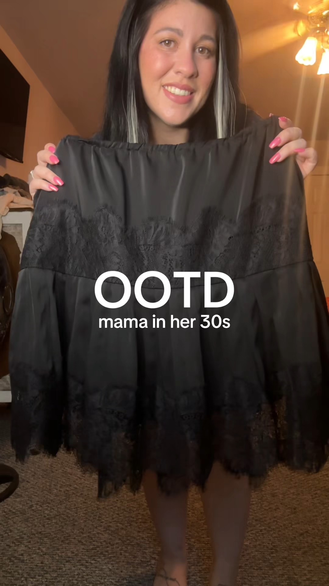 A classic button down top with a fresh spin. A lace skirt is such a fun way to dress up your longer tops. Adds just enough coverage and the lace is adorable peaking out the bottom. 

#LTKStyleTip #LTKFindsUnder50 #LTKFindsUnder100