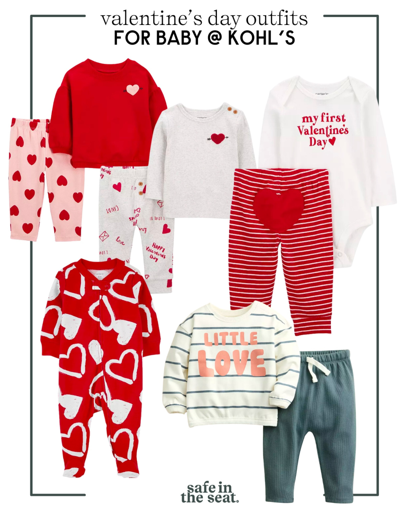 Baby’s first Valentine’s Day? Here are my top picks for Valentine’s Day baby outfits from Kohl’s! 

#LTKSeasonal #LTKkids #LTKbaby