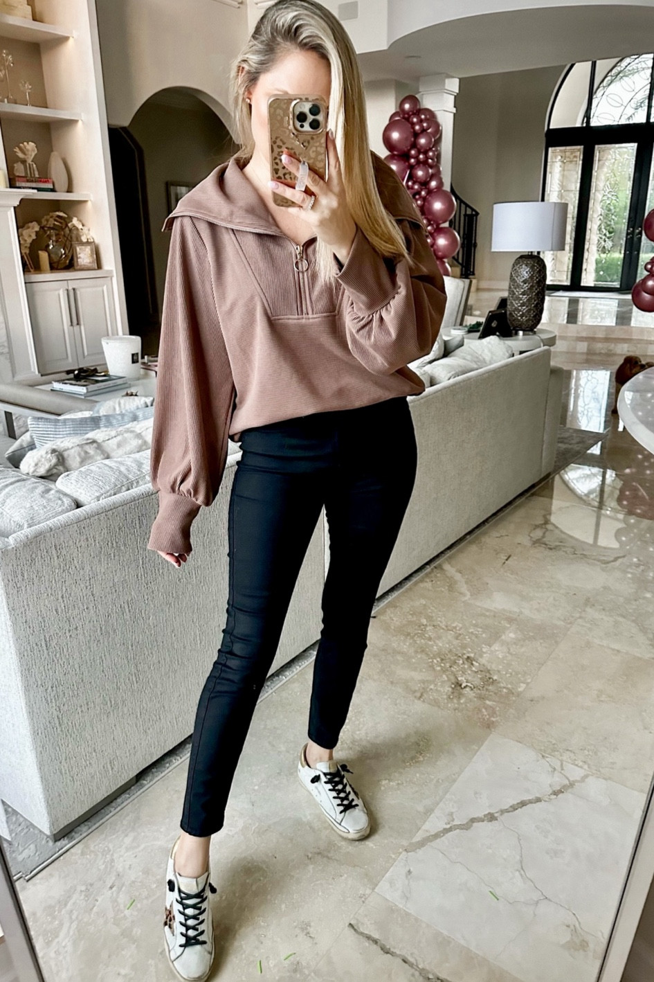 Amazon pull over that I’m obsessed with. Barley dupe. Wearing a small.

#LTKunder50 #LTKFind #LTKsalealert