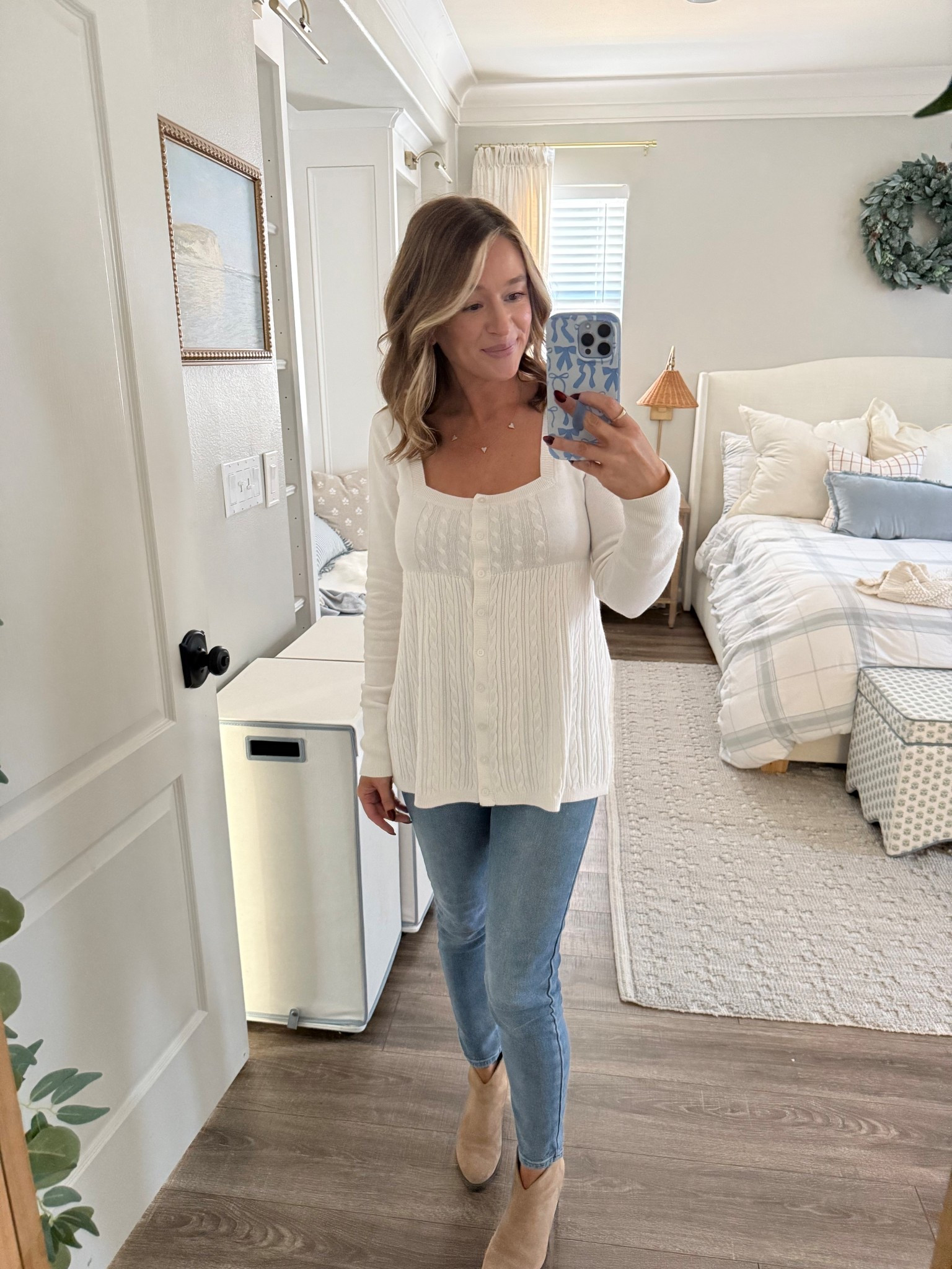 Love this new sweater peplum top. 

#LTKootd