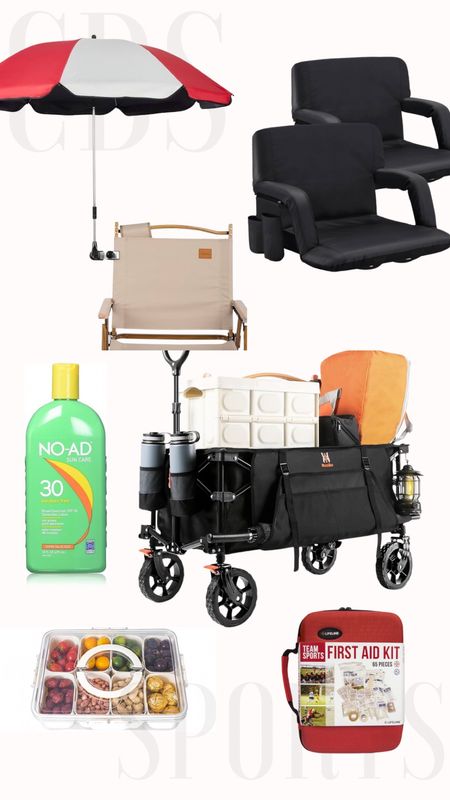 This could be our last sports Saturday of Spring 😢 I’m actually sad to see it end. Here’s my Sports Mom Starter Pack with all the things you need (chairs linked are specifically for bleacher use, but the umbrella will clip on most camping chairs for some personal and portable shade!). 