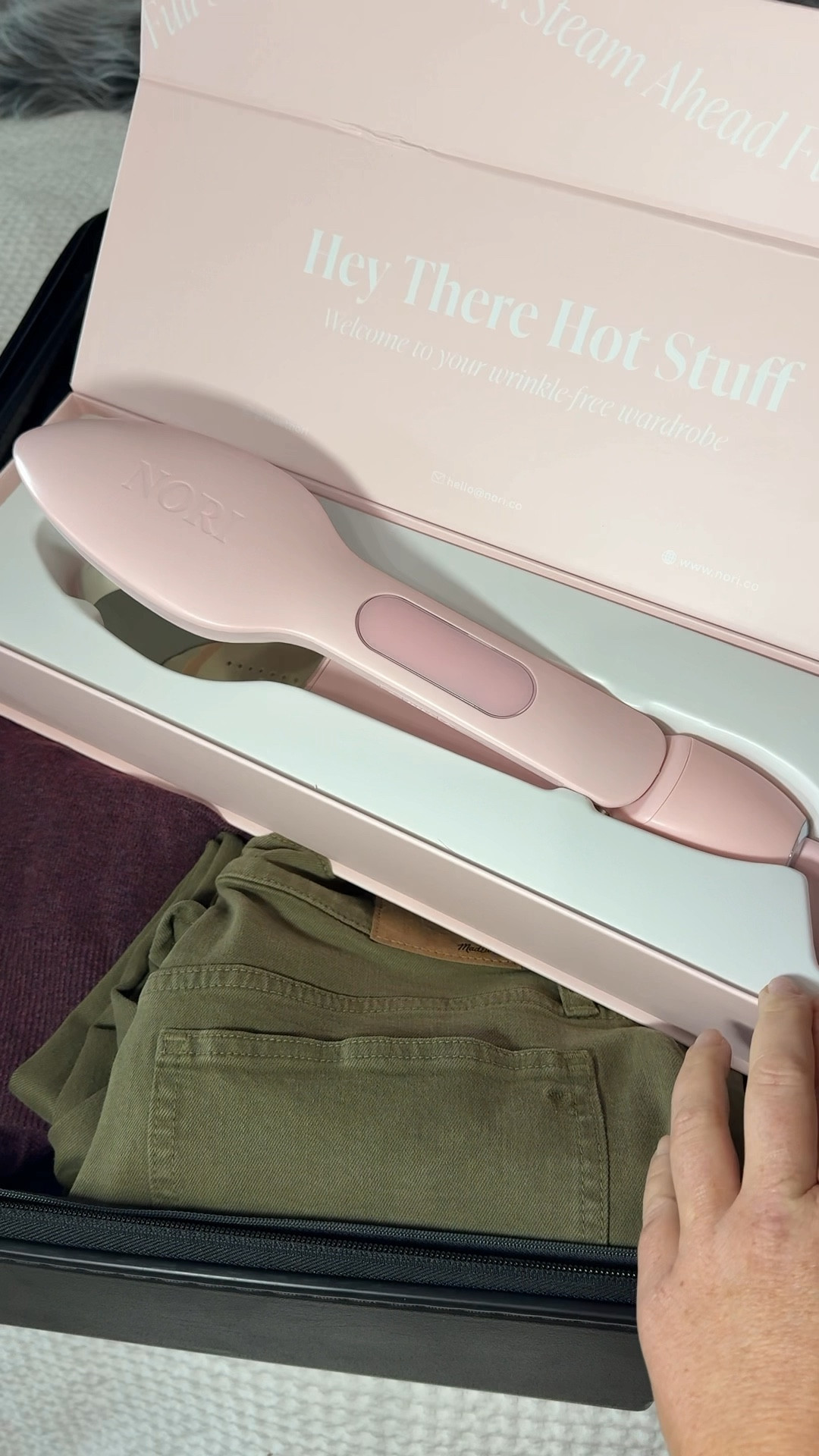 NORI - 2 in 1 steamer iron travel, iron, travel, essentials pack with me what to pack in your suitcase steamer travel steamer portable steamer Clothing steamer Clothing iron portable 

#LTKTravel #LTKGiftGuide #LTKSaleAlert

#LTKHoliday #LTKSeasonal #LTKGiftGuide