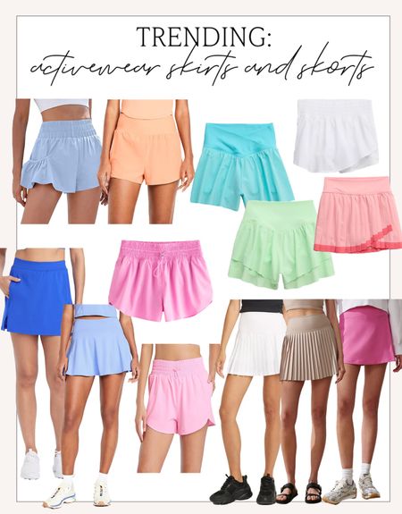 Trending for spring: colorful and cute activewear skirts, skorts and shorts! 

#activewear 



#LTKfitness #LTKstyletip #LTKSeasonal