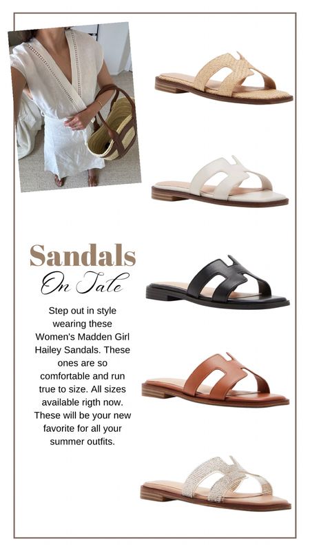 H sandals on sale! Just $25 . Maden girl sandals 

#LTKStyleTip #LTKShoeCrush
