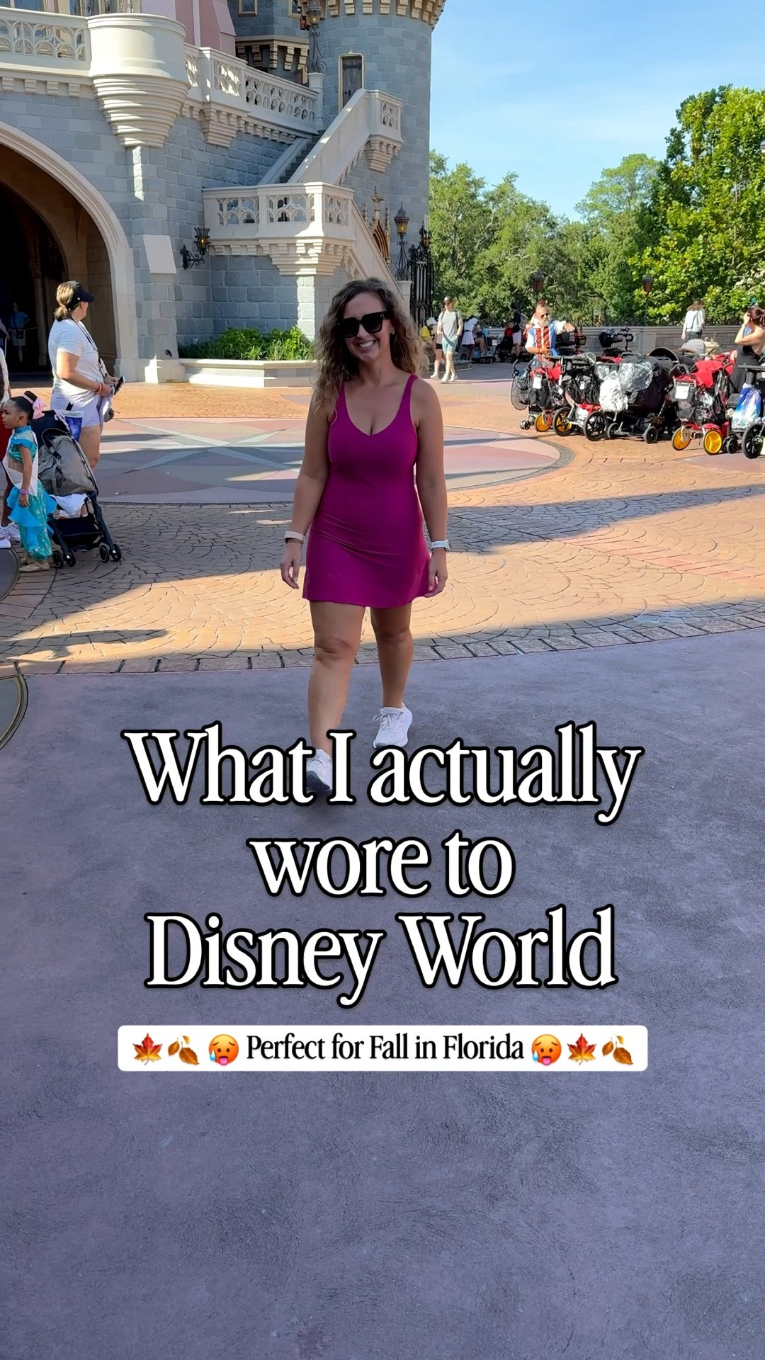 What I actually wore to Disney World! Perfect for fall in Florida!!! If you have an upcoming trip to Disney World and are looking for fall colored active dresses I am here to save the day!! These active dresses from old navy are so comfy ( trust me I wore it in the August heat for 20,000 steps) and they come in some amazing fall colors ! Perfect for all the fall decor and Mickeys Not Scary Halloween Party 🎃!  You can always bring a flannel , denim jacket , but let’s be honest it’s still pretty steamy here in Florida until November!  And this Fanny pack is my new favorite! I was looking for something bigger that could hold my phone , keys wallet , sunglasses and snacks and this was so comfy and chic!! My go to sunglasses that go with everything and comfy Disney shoes!!  And you are ready for a magical Disney day! 🎃🍁🍂✨


#activedress #disneyoutfit #falldisneyoutfit #fallactivedress #activewear #oldnavy 

Old Navy Activewear, Fall Active Dress for Disney, Disney Outfit , fall Disney outfit, old navy active dress, midsize fashion, midsize , size 8 Size 10

#LTKautumn #LTKTravel #LTKFindsUnder50