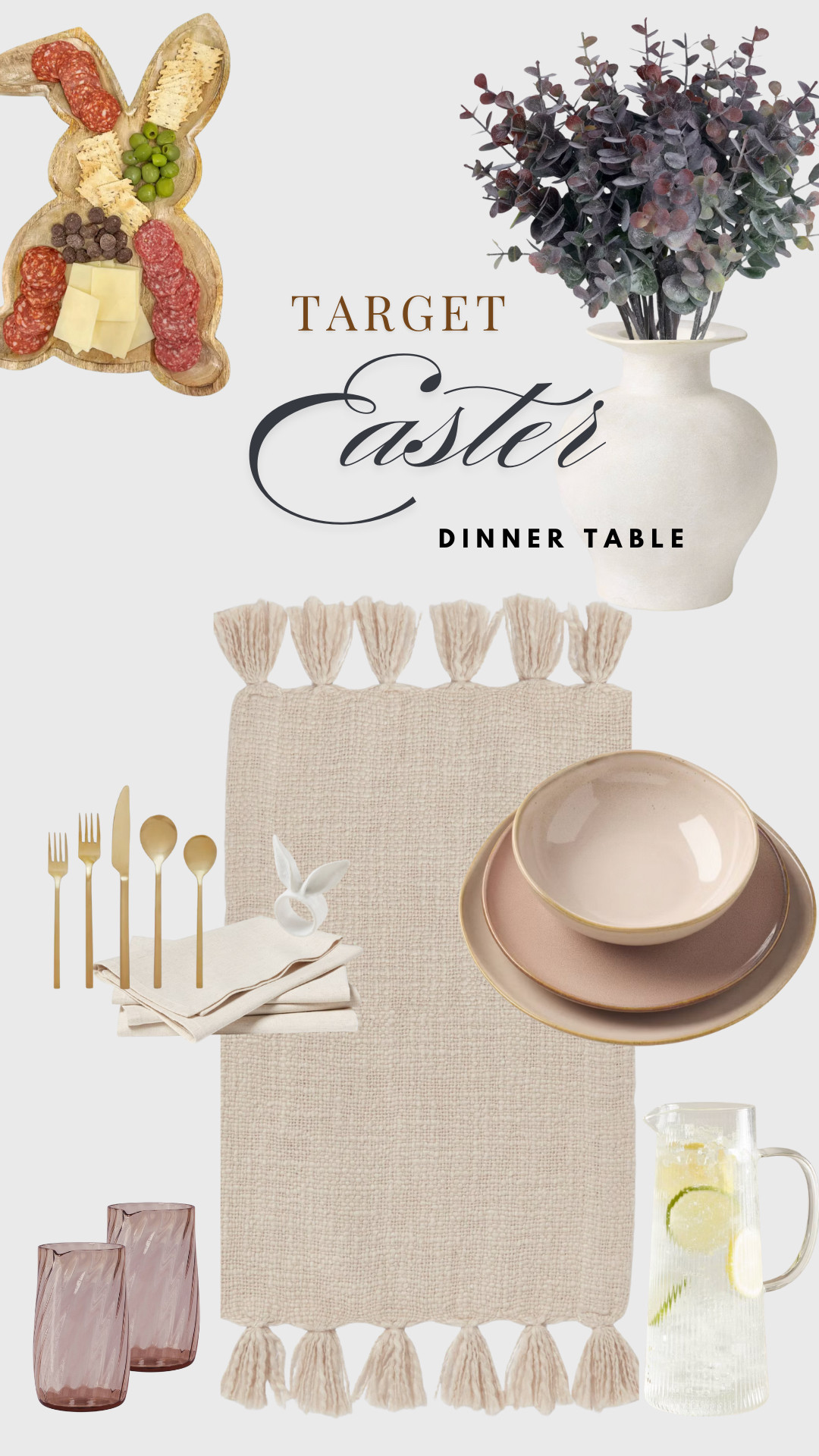 Easter dinner tablescape ideas I love from Target! 

 #LTKHome #LTKParties #LTKFamily