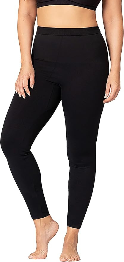 Shapermint MidWaist Shaping 7/8 Capri Leggings Medium Compression Shapewear | Amazon (US)