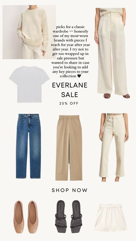 Everlane Memorial Day/weekend sale!

My favorite Easy Pants (have in the tan and canvas tone). I’m trying the easy short because I love the pants so much. 

This has been my GO-TO ivory sweater (perfect summer knit), the way high jeans are super high rise and lovely. Classic ballet flats and chic black sandals. 

Capsule wardrobe
Shorts
Jeans
Sandals
Classic style
Trousers 

#LTKSaleAlert #LTKFindsUnder100 #LTKStyleTip