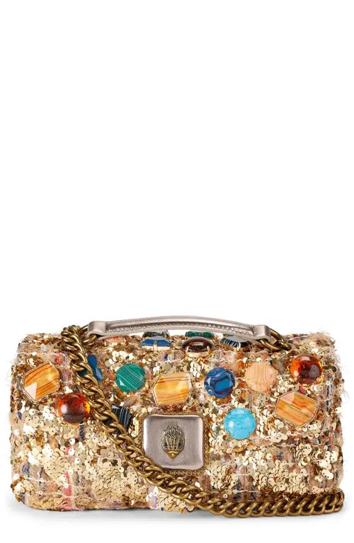 Kurt Geiger London Pimlico Convertible Crossbody Bag in Gold at Nordstrom | Nordstrom
