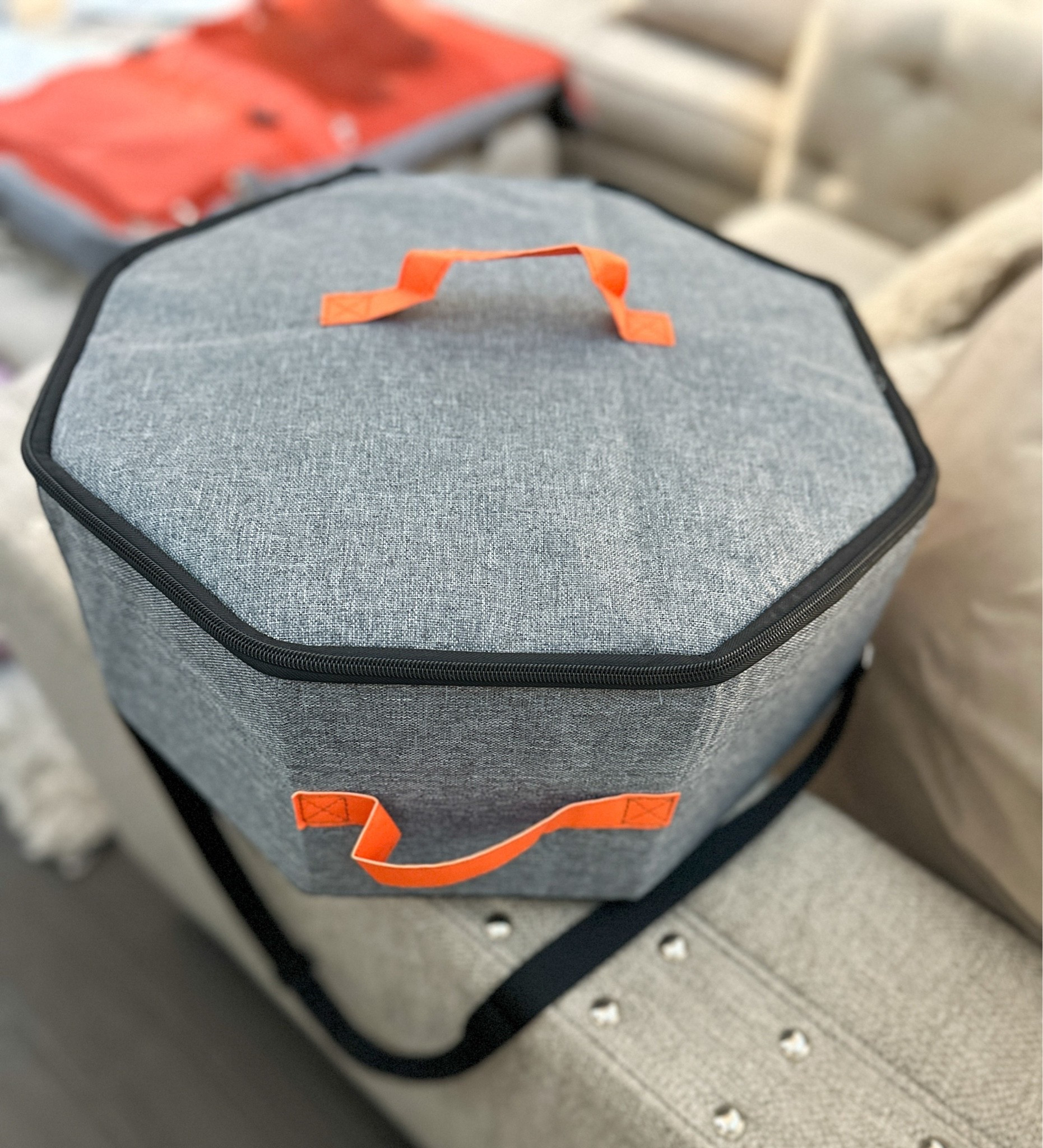 I love hats. When I travel I always have to save room in my suitcase for my hats. I decide to add a hat box.  Kushon Hat Storage Box for Women & Men. Love it #hatbox #travel #travelbags