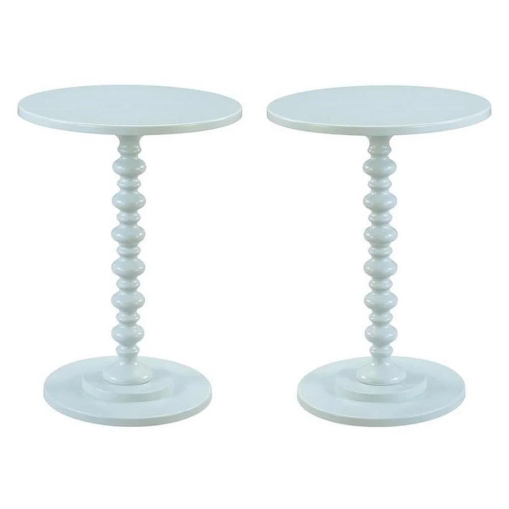 Home Square Palm Beach Spindle Table in Green Wood Finish - Set of 2 | Walmart (US)