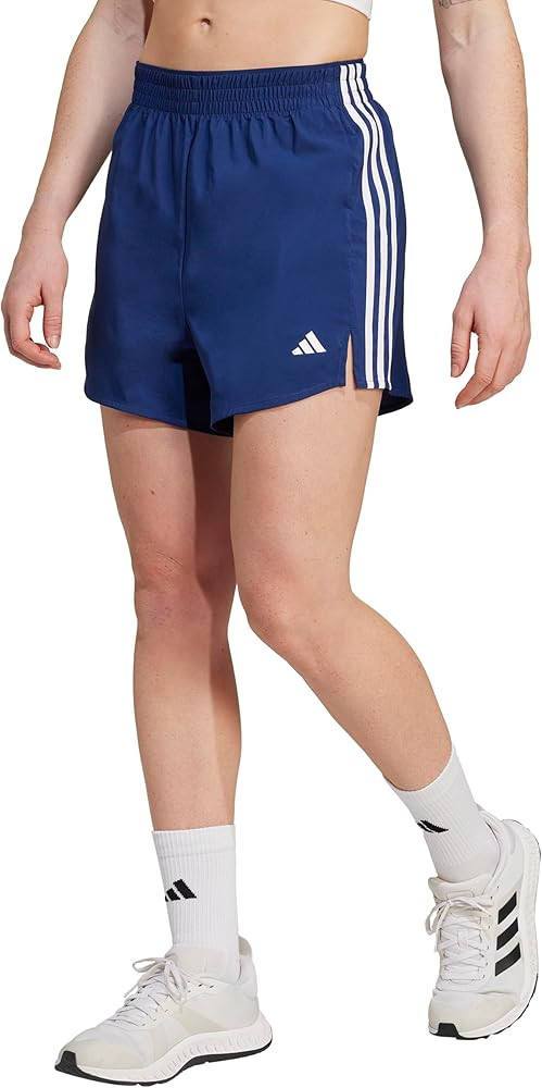 adidas Women's 3-Stripes High-Rise Training Shorts | Amazon (US)