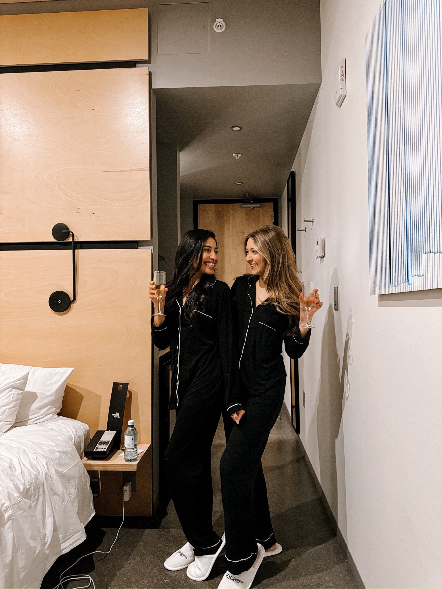 Matching pj set from Amazon! Black and white long sleeve pajamas! 

#LTKfindsunder100 #LTKfindsunder50 #LTKstyletip