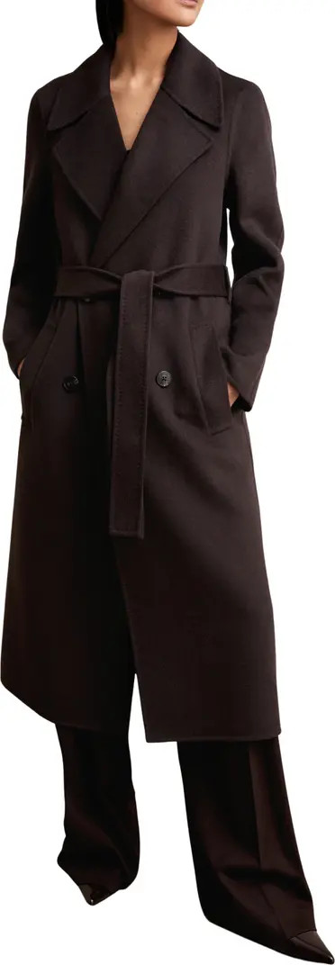 Rene Double Breasted Wool Blend Coat | Nordstrom