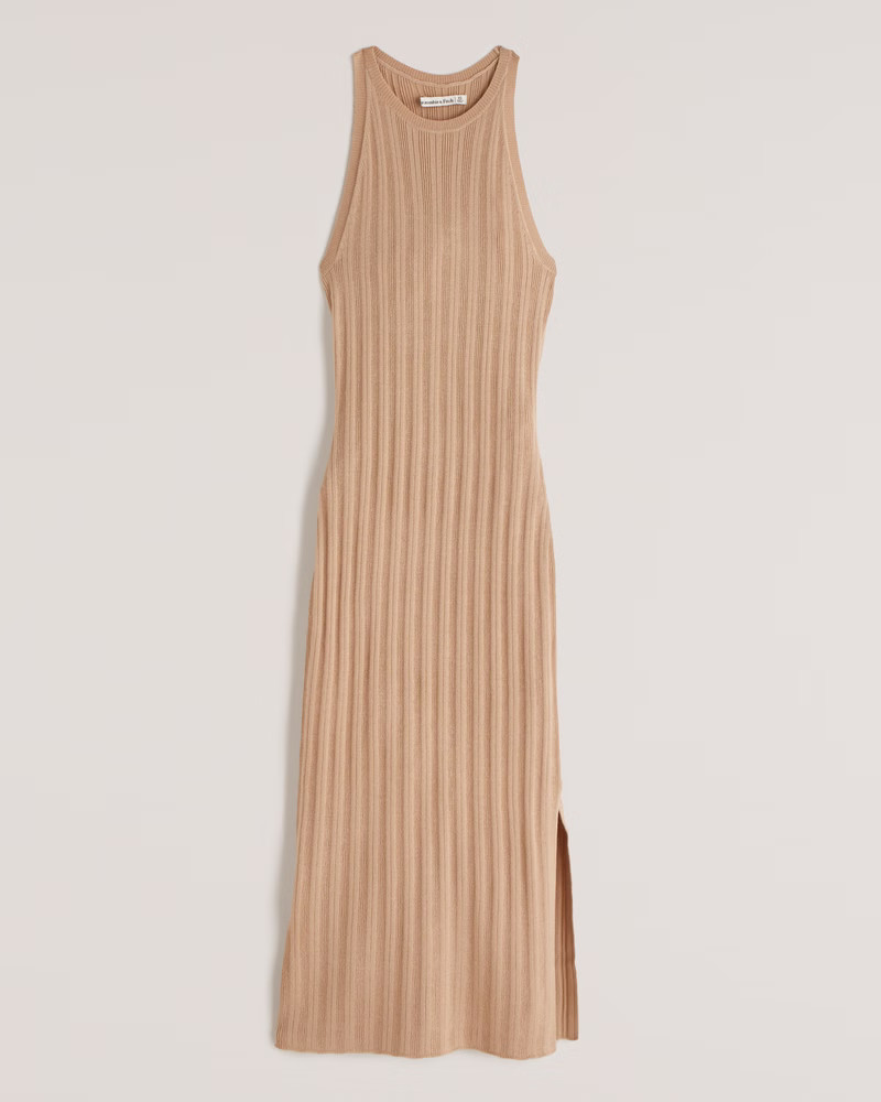 Scuba Midi Sweater Dress | Abercrombie & Fitch (US)