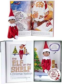The Elf on the Shelf: A Christmas Tradition - Boy Scout Elf with Brown Eyes - Includes Artfully I... | Amazon (US)
