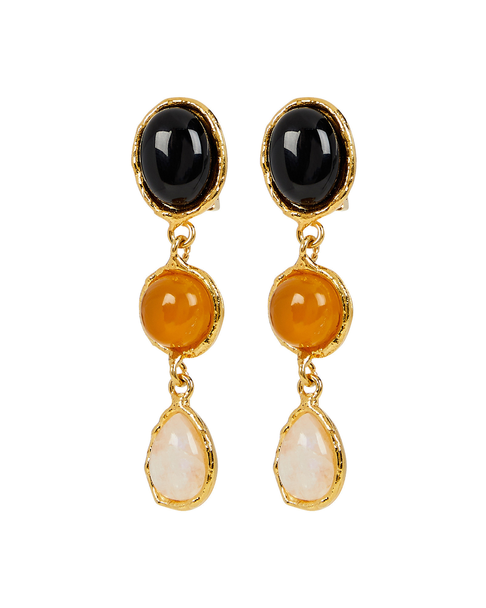 Cascade Multi-Stone Drop Earrings | INTERMIX