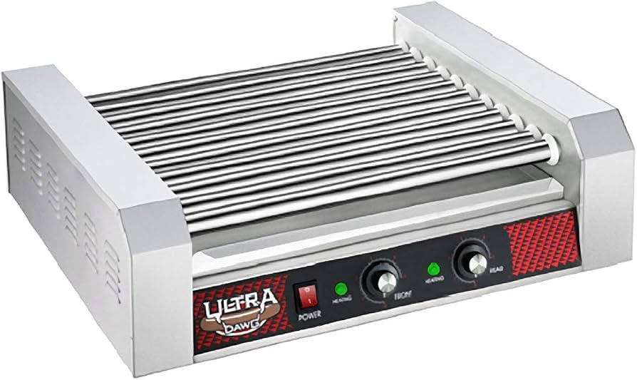 Great Northern Popcorn 11 Hot Dog Machine Countertop Roller with Dual Temperature Zones Makes Up ... | Amazon (US)