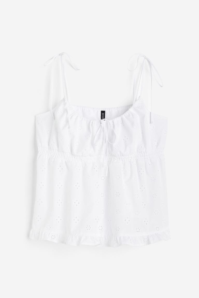 H&M+ Tie-detail top | H&M (UK, MY, IN, SG, PH, TW, HK)