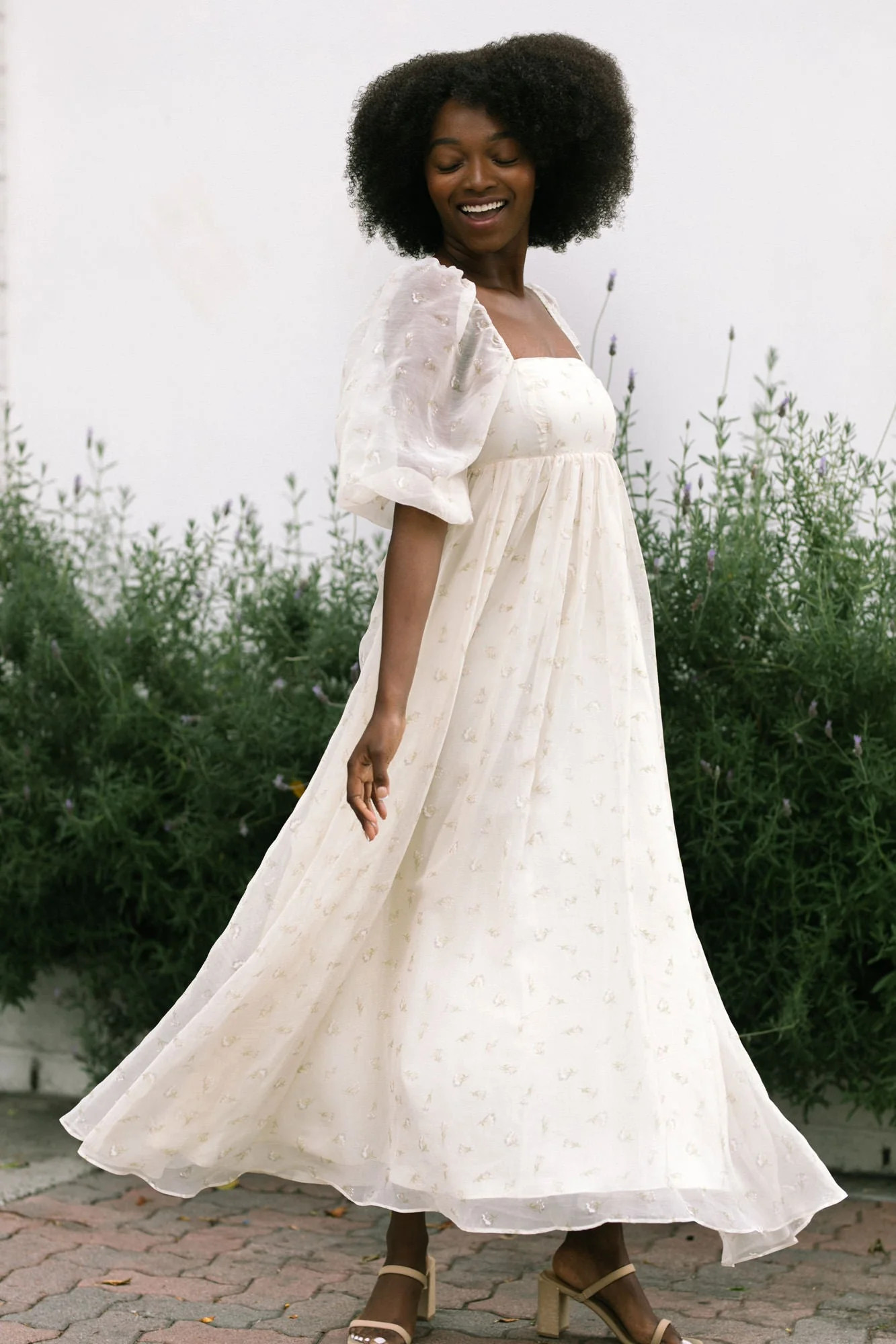 Melissa Babydoll Maxi Dress | Morning Lavender