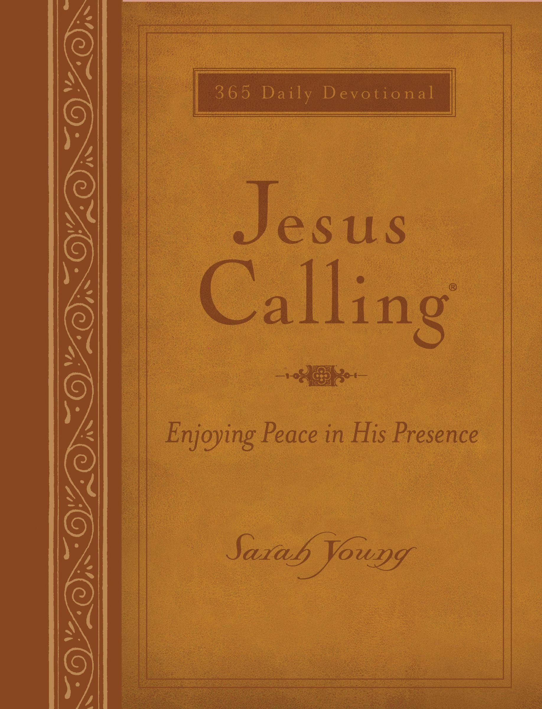 Jesus Calling(r): Jesus Calling (Large Print Leathersoft): Enjoying Peace in His Presence (with F... | Walmart (US)