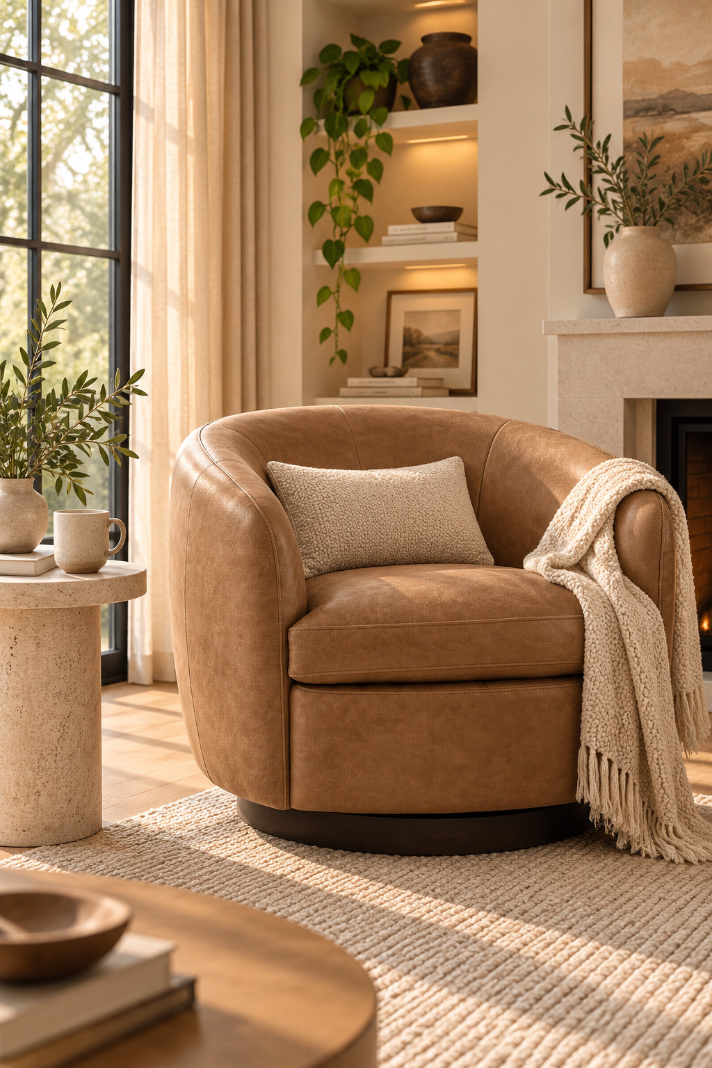 Wait until you see these gorgeous fall-inspired accent chairs! 🍂🤎 The olive green velvet, warm caramel leather, and creamy neutral upholstery are SO good together. Joss & Main always has those timeless pieces that make a living room look effortlessly styled. Pair one with a soft textured rug and a little side table for the prettiest cozy corner. Holiday Preview Sale finds up to 40% off!
#FallLivingRoomDecor #OliveGreenChair #CaramelLeatherChair #JossAndMainSale #FallHomeRefresh #VelvetAccentChair #CozyFallHome #NeutralInteriors #HolidayPreviewSale #LTKHomeDecor 

 #LTKSeasonal #LTKHome #LTKSaleAlert