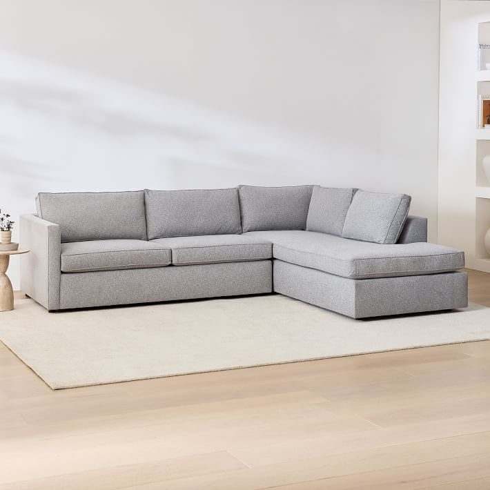 Harris 2-Piece  Sleeper Sectional w/ Bumper Chaise (112") | West Elm (US)