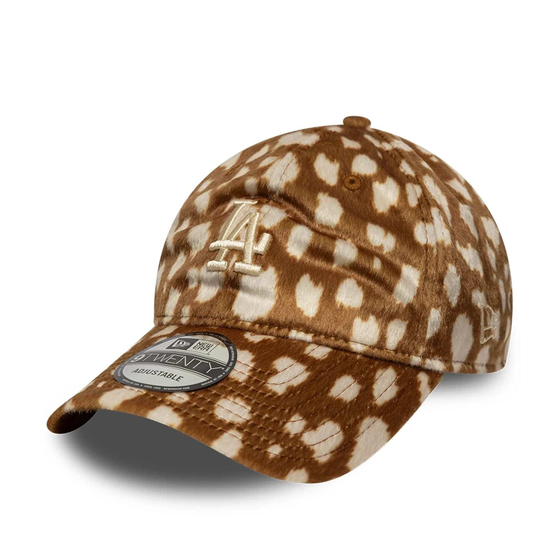 Animal Print LA Dodgers Dark Beige 9TWENTY Cap | New Era Cap