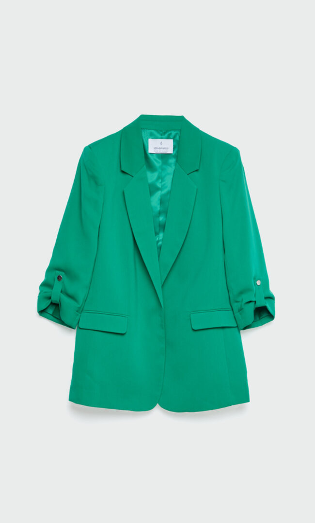 Blazer mit hochgerollten Ärmeln | Stradivarius DE