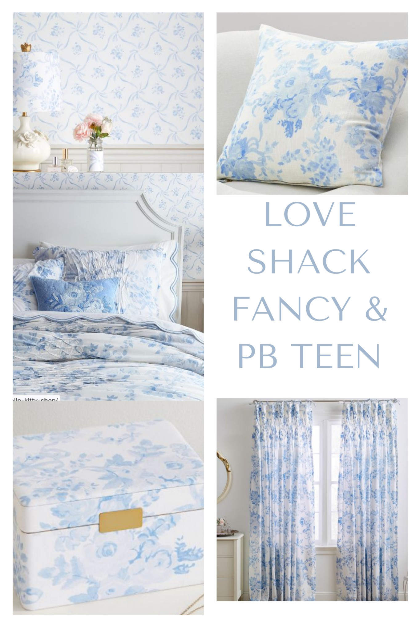 The Love Shack Fancy & PB Teen Collaboration! I styled my daughter’s bedroom with this beautiful blue floral vintage southern charm look. See my website for more details! www.helloeveadams.com

#LTKhome #LTKfamily #LTKMostLoved