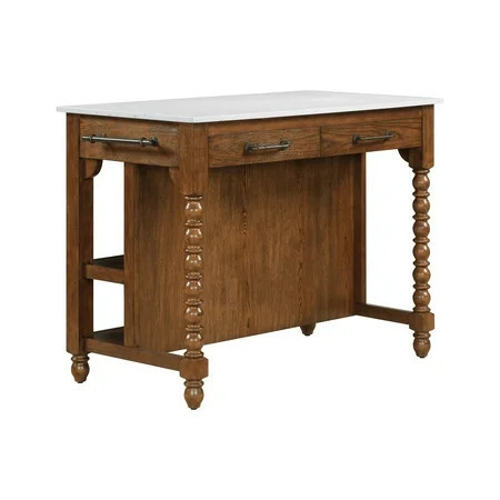 The Pioneer Woman Harper Kitchen Island with Drawers, Homestead Brown | Walmart (US)
