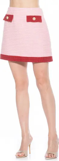 Alexia Admor Theana Tweed Flared Pleated Miniskirt | Nordstromrack | Nordstrom Rack