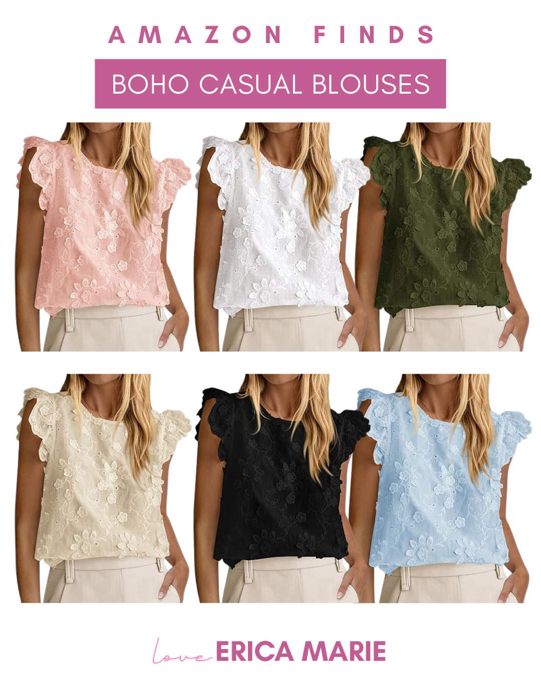 These boho blouses are such an easy wardrobe refresh. Lightweight, effortless, and great for warm weather days. I love pieces that feel comfy but still look styled. 

 #LTKSpringSale #LTKootd #LTKMidsize