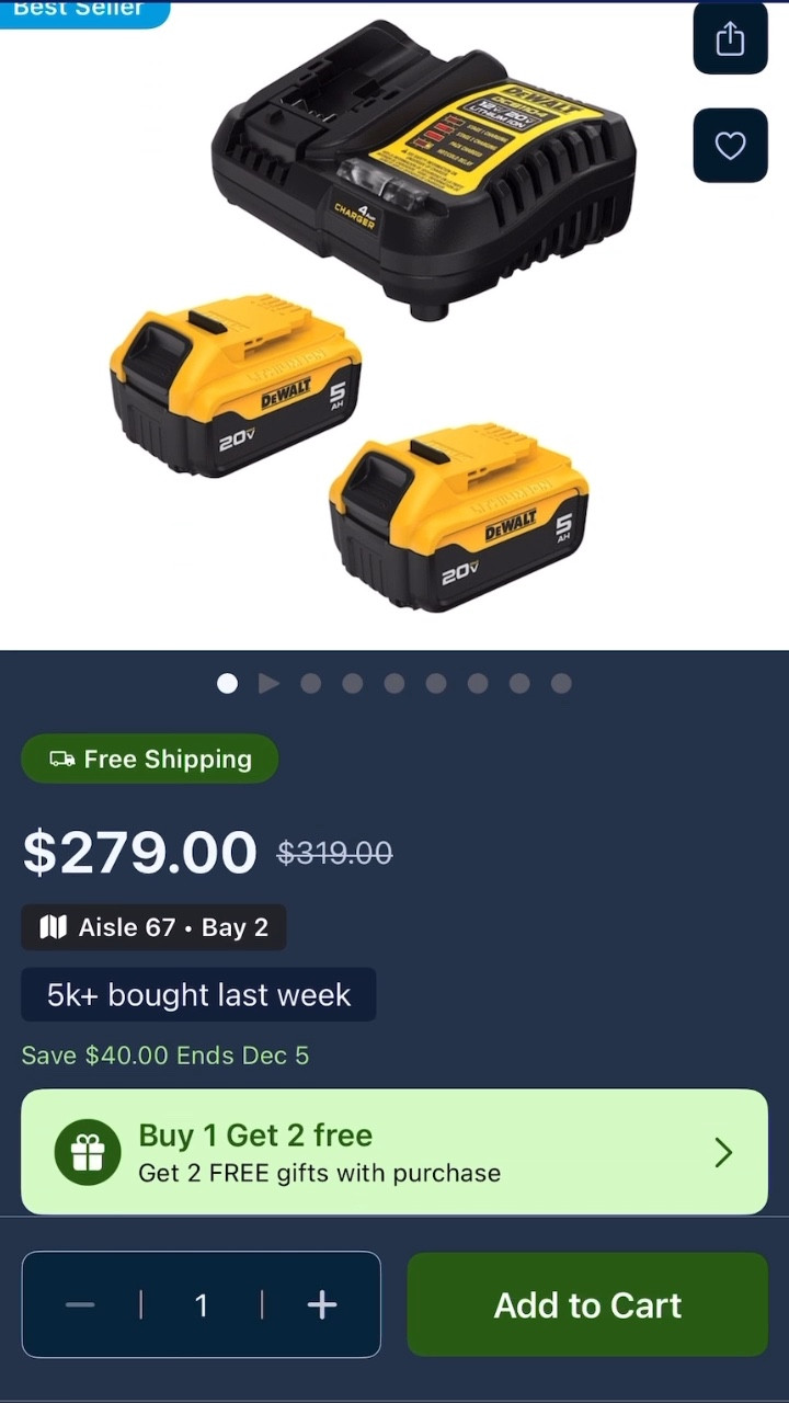 Lowe’s has amazing deals on tools for Black Friday. Buy one on sale and get 2 free tools on select items.
Gifts for her.
Gifts for him.

#LTKSaleAlert #LTKGiftGuide #LTKCyberWeek