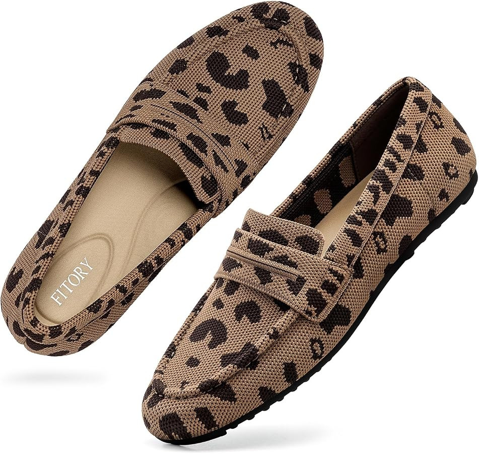 FITORY Loafers for Women, Non-Slip Work Shoes Slip On Walking Dressy | Amazon (US)