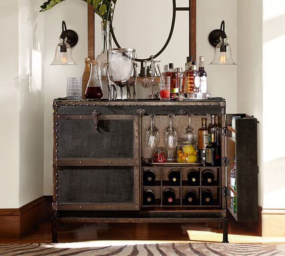Ludlow 44.5" Trunk Bar Cabinet | West Elm (US)