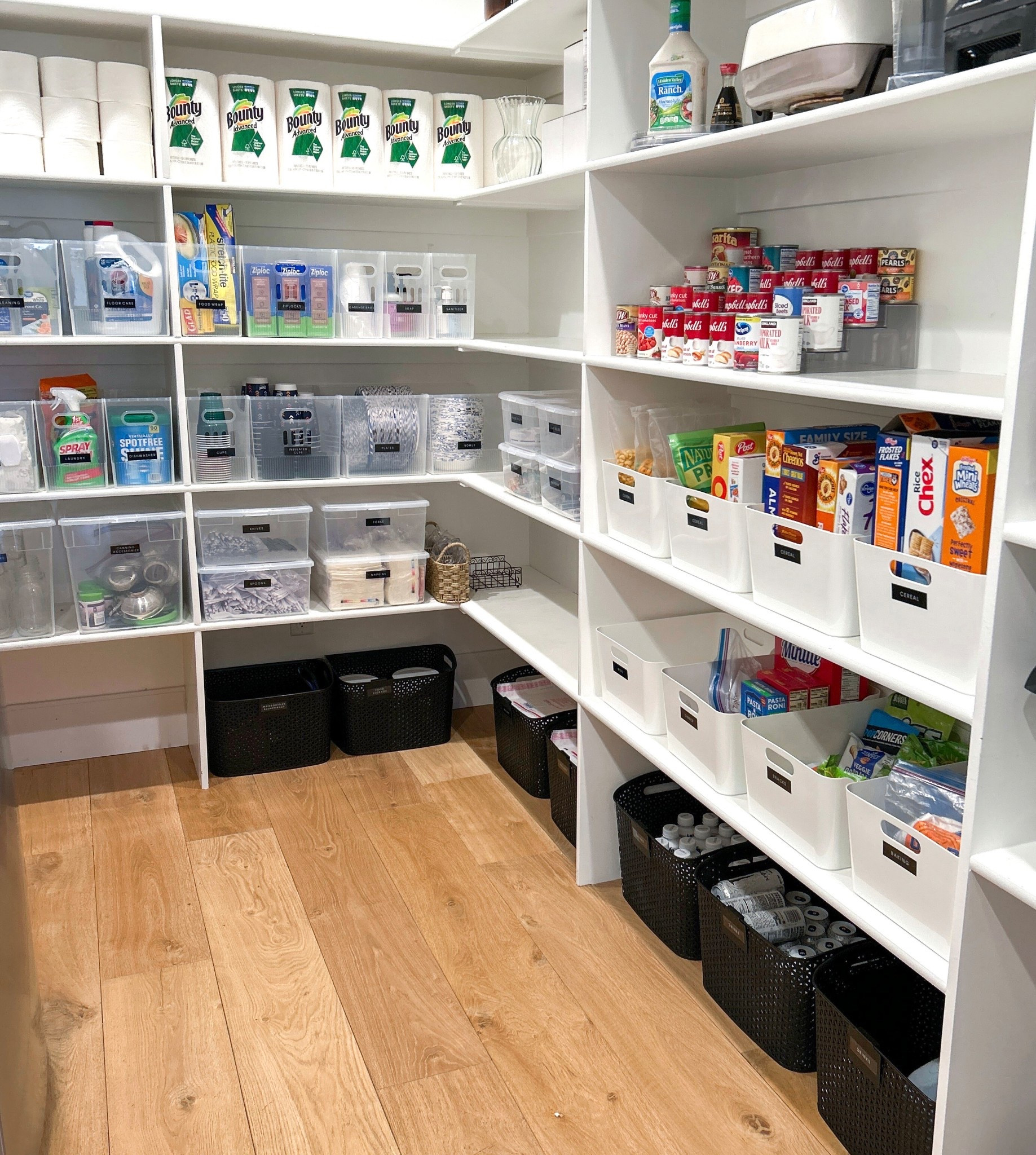 A recent pantry transformation! 