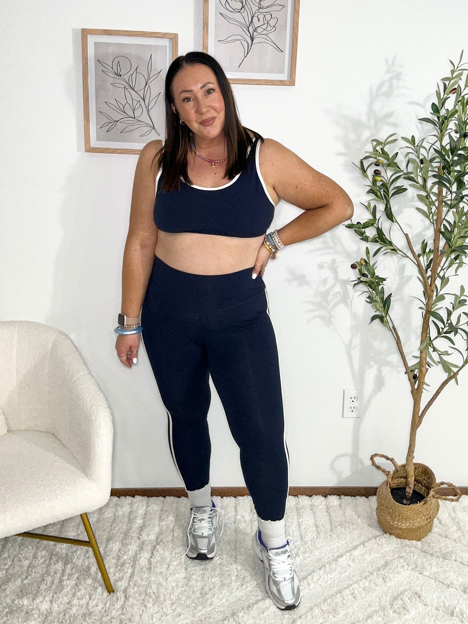 50% off almost everything at Old Navy! XL sports bra. Large regular matching leggings. Prefer a large in the bra. Perfect for my at home workouts! 

#LTKfitnessgoals #LTKOver40 #LTKSaleAlert