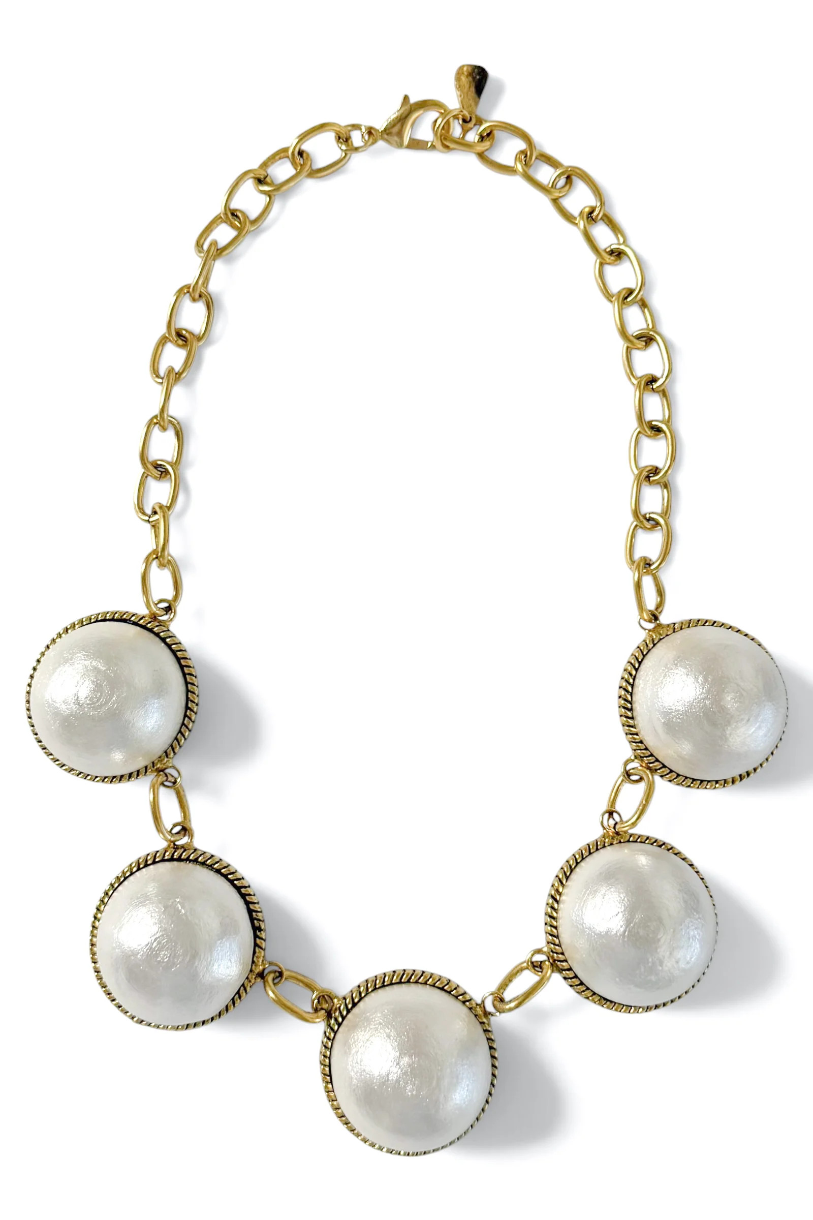 Yochi Patty Pearl Statement Necklace | The Willow Tree