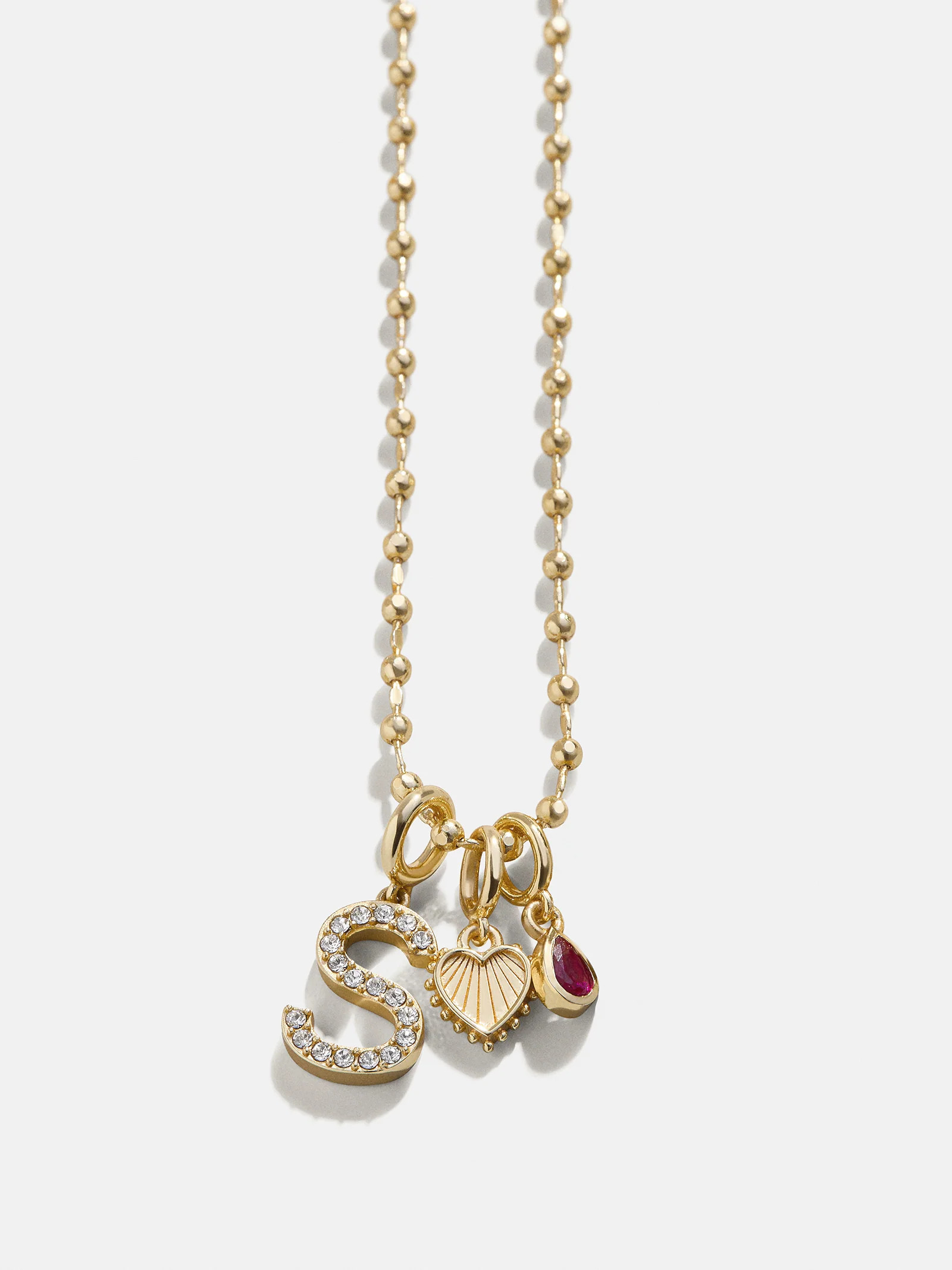 Cluster Charm Necklace Base - Ball Chain | BaubleBar