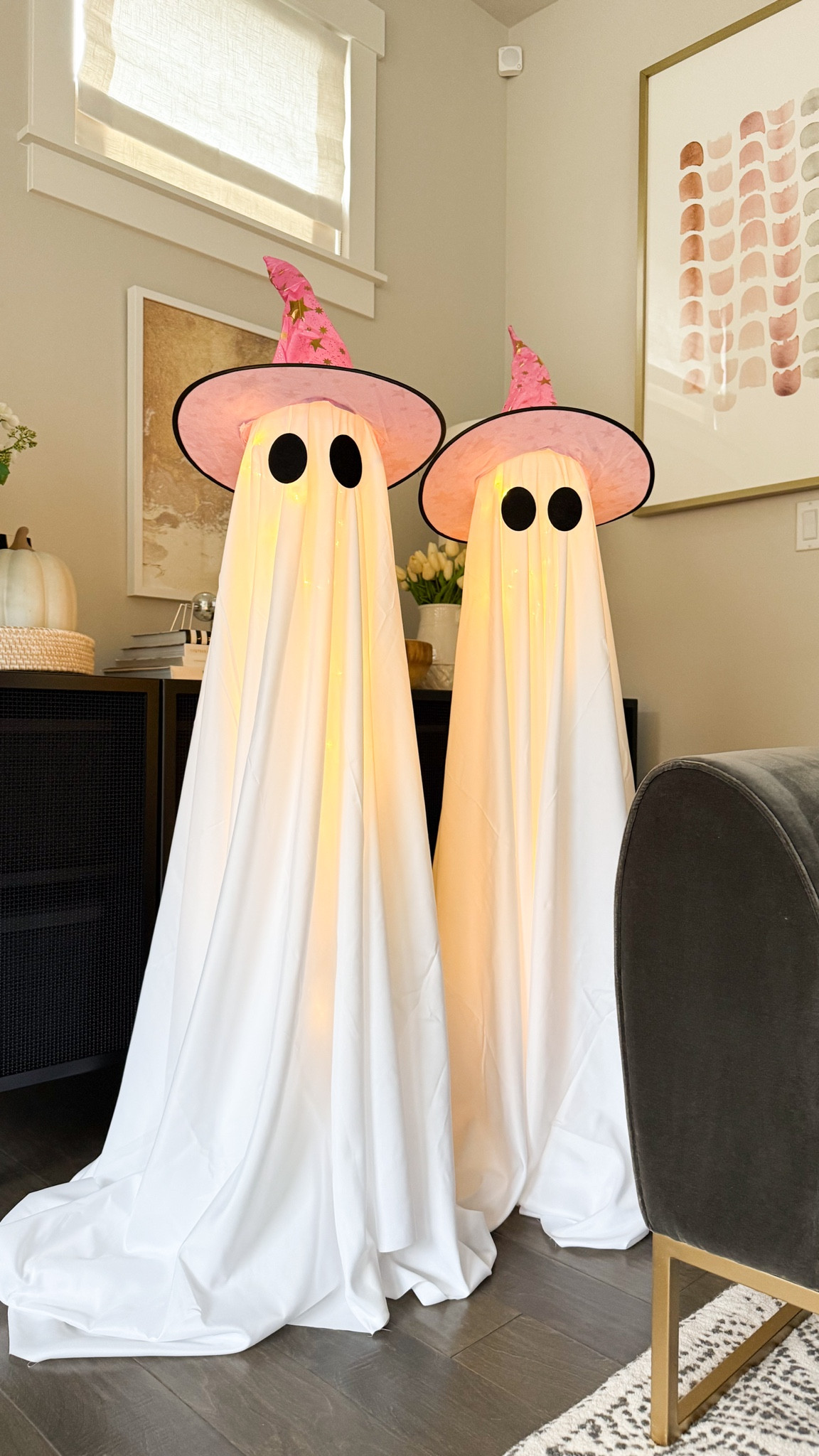 Tomato ghost cage DIY kit, diy ghost kit with fabric, eyes and hats! Amazon Halloween find

#LTKHalloween #LTKSeasonal #LTKHome
