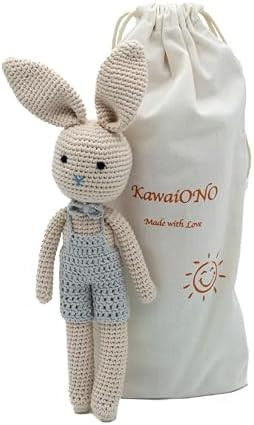 Bunny Family, Bunny Dad Crochet Plushie Doll, Amigurumi Baby/Toddler Doll | Amazon (US)